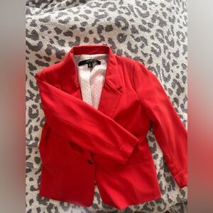 Kensie Women's Vibrant Red Suit Jacket